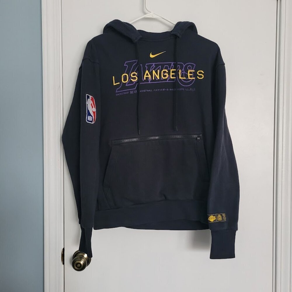 Los Angeles Lakers Nike Sweater Hoodie Men's S Courtside Global Exploration NBA
